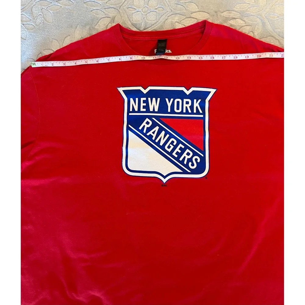 New York Rangers Fanatics NHL Hockey‎ Red Graphic T-Shirt Men's 2XL